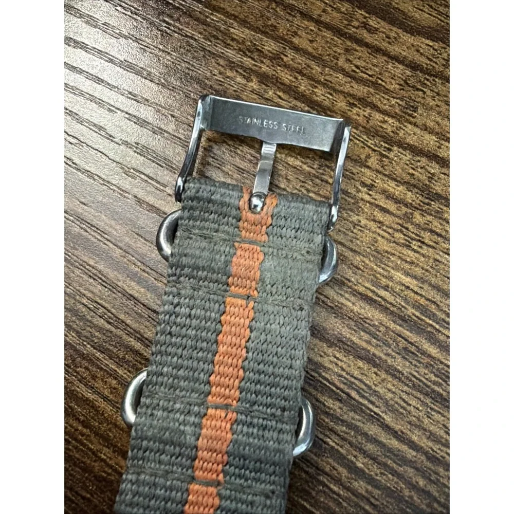 Timex Weekender Indiglo Men's Watch 38mm Gray Dial, Nylon Strap, New Battery!